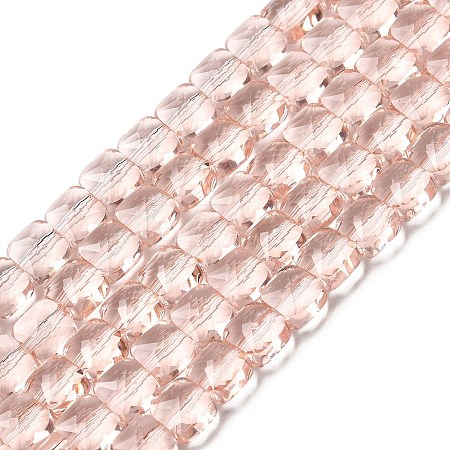 Transparent Glass Beads Strands GLAA-L050-A12-1