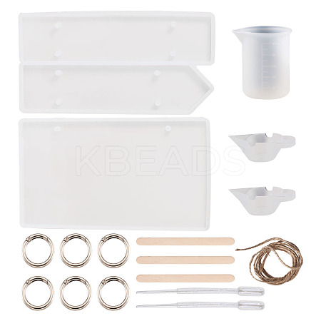 DIY Doorplate Silicone Mold Kits DIY-TA0008-32-1