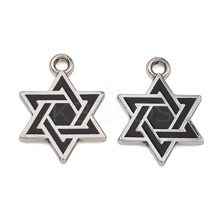 Alloy Enamel Pendants ENAM-G235-09P-01-1