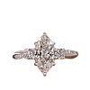Brass Micro Pave Clear Cubic Zirconia Finger Rings FS-WG5249E-03-5