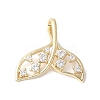 Hollow-Carved Design Fishtail Brass Pendants LS-KK-V005-04G-1