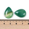 Natural Green Onyx Agate(Dyed & Heated) Cabochons G-H094-01A-04-3