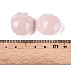 Natural Rose Quartz Footprint Figurines DJEW-N003-02I-3