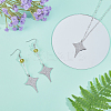 304 Stainless Steel Pendants STAS-UN0016-90P-3