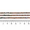 Synthetic Goldstone & Green Goldstone & Blue Goldstone Beads Strands G-RM250104-D5-5