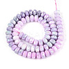 Anti-Tarnish Electroplate Glass Beads Strands GLAA-T025-8mm-11E-2