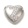 Rack Plating Brass Micro Pave Cubic Zirconia Pendants KK-I722-04P-Z-1
