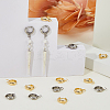 201 Stainless Steel Huggie Hoop Earring Findings FIND-DC0006-43B-6
