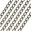 2m Aluminium Two Tone Rhombus Link Chains CHA-TA0001-41BG-3