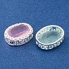 Oval Shaped Sew on Rhinestone GLAA-K069-04B-S-2