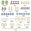 SUNNYCLUE DIY Fish Scale Style Earrings Making Kits DIY-SC0013-43P-2