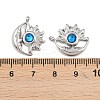 304 Stainless Steel Rhinestone Pendants STAS-Z166-24P-09-3