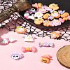22Pcs 11 Styles Halloween Theme Opaque Resin Decoden Cabochons CRES-FS0001-15-7