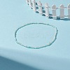 Natural Amazonite Beaded Stretch Bracelet BJEW-JB08484-03-2