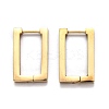 304 Stainless Steel Rectangle Huggie Hoop Earrings STAS-H156-10A-G-1