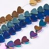 Non-magnetic Synthetic Hematite Beads Strands G-Q883-6x6mm-M-1