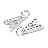 SHEGRACE Brass Micro Pave Clear Cubic Zirconia Pendants XGRQ29980-394P-A-2