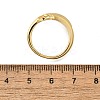 Dolphin Brass Cuff Rings for Women RJEW-Z085-01G-02-5