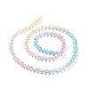 Transparent Glass Beads Strands X-GLAA-E036-07A-4