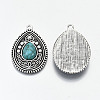 Tibetan Style Alloy Pendants PALLOY-N155-44-NR-2