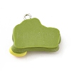 Opaque Resin Pendants LS-CRES-B007-01A-2