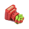 3D Three-Dimensional Leaf Silicone Beads SIL-V002-10C-2