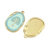 Printed 304 Stainless Steel Pendants STAS-C158-14G-04-2