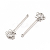 Rack Plating Alloy Big Pendants PALLOY-E025-36P-2