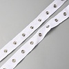 Alloy Snap Button Tape Trim Polyester Ribbons DIY-WH0502-01B-2