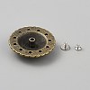 Flat Round Alloy Snap Buttons FIND-TAC0036-010C-2