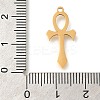 201 Stainless Steel Pendants STAS-R132-06G-3