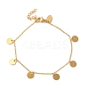 304 Stainless Steel Cable Chain Bracelets for Women BJEW-A036-25G-2