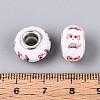 Opaque Resin European Beads RPDL-T004-01L-3