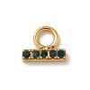 Ion Plating(IP) 304 Stainless Steel with Rhinestone Charms STAS-G351-15G-2