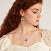 48Pcs 2 Colors Alloy Enamel Pendants ENAM-DC0001-47-6