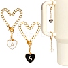 2 Sets Alloy Enamel Cup Pendant Decorations HJEW-SC0001-56A-1