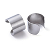 Tarnish Resistant Unisex 304 Stainless Steel Cuff Earrings EJEW-P135-03B-2