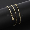 Brass Curb Chains Necklaces for Women NJEW-D302-39G-2