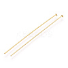 Brass Flat Head Pins KK-G331-11-0.7x55-4