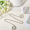 S-shaped Glass Rhinestone and Iron Cup Chains DIY-WH20032-25S-01-3