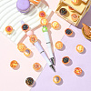 30Pcs Opaque Acrylic Beads SACR-CJ0011-89-6