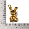 Tibetan Style Alloy Pendant Rhinestone Settings FIND-A038-17AG-3