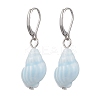 Porcelain Leverback Earrings EJEW-JE06305-1