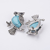 Synthetic Turquoise Pendants G-E442-01K-2