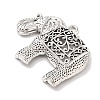 Tibetan Style Alloy Elephant Big Pendants TIBEP-Q043-280-RS-2