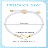 1pc Adjustable Nylon Cord Slider Bracelets for Women BJEW-LP0001-33U-G-2