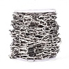Tarnish Resistant 304 Stainless Steel Paperclip Chains CHS-L022-05P-3