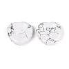 Natural Howlite Worry Stones G-A213-09A-4
