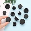 CHGCRAFT 64Pcs 4 Style Plastic Furniture End Caps FIND-CA0005-46-3