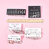 5 Sets 5 Styles Alloy & Plastic Pearl & Acrylic & Rhinestone Earring Sets EJEW-FS0001-24-11